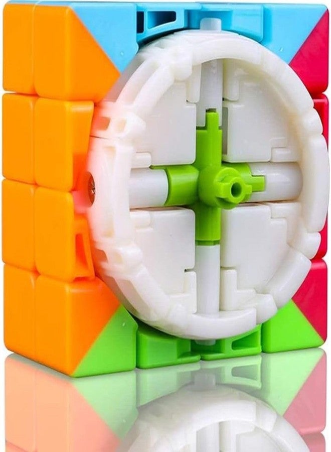 ICW Stickerless Speed Square Cube Stickerless Brainstorming Magic Smooth Puzzle Games for Children and Adult (4X4) - Image 1
